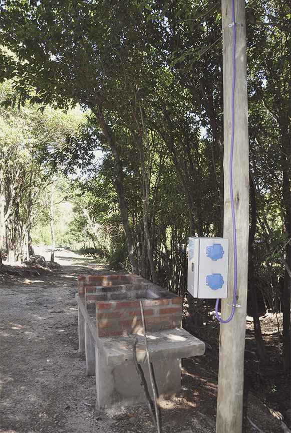 Camping Manantiales Alpa Corral Asador